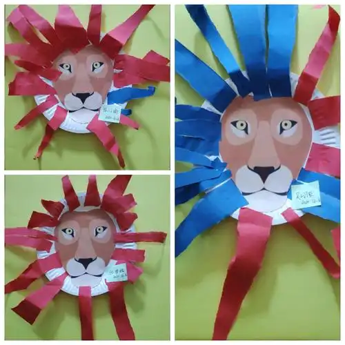 我给大狮子做了新的头发,"哇呜"大狮子要来啦