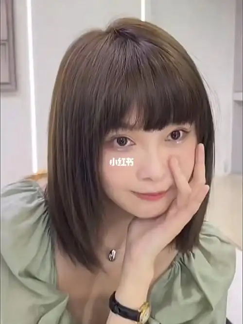 超a减龄的齐肩短发可盐可甜免打理