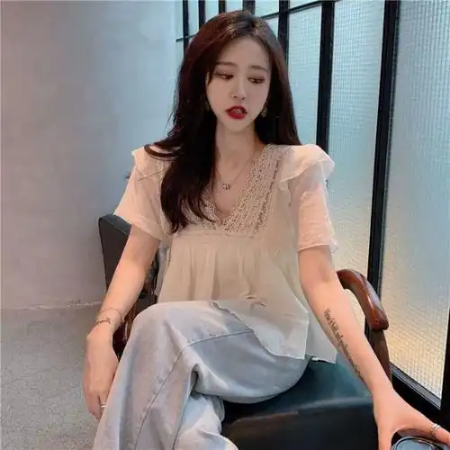 夏季大码小个子搭配显女装赫本w风轻熟可盐可甜两件套装2021新款