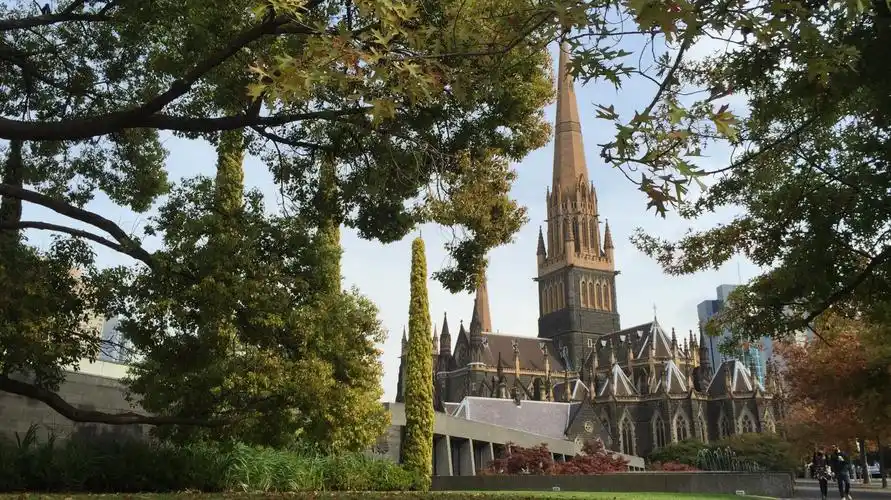 金秋墨尔本城( golden autumn of melbourne)