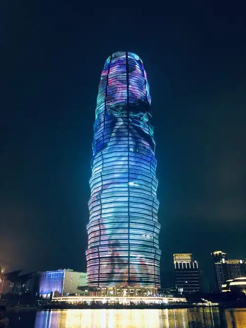 郑州玉米楼夜景