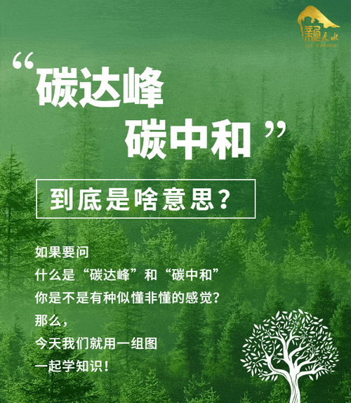 一图读懂什么是碳达峰碳中和