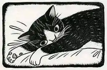 铲屎官看过来丨这些猫咪版画简直要萌翻了_浮世绘