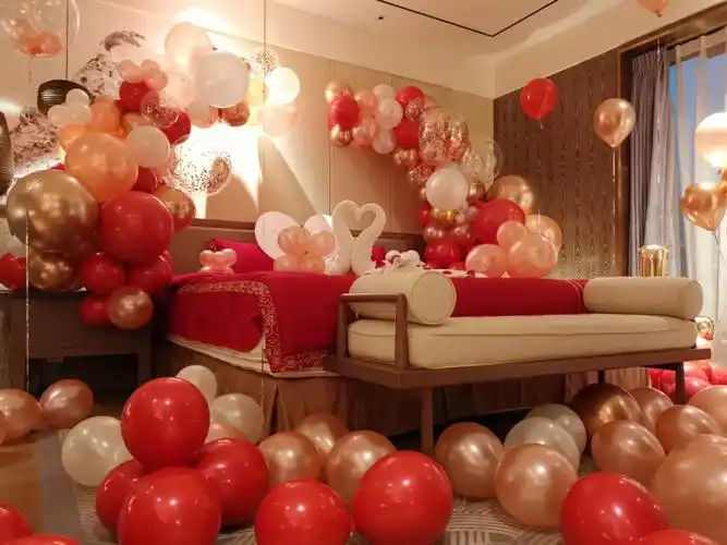 重庆丽筠酒店婚房布置