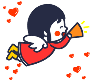 爱心gif可爱gif飞翔gif开心gif小天使gif萌萌哒gif