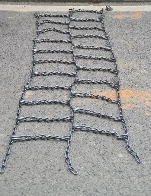 货车农用车泥地三轮车通用特粗铁链厂家双轮胎货车双排防滑链铁链