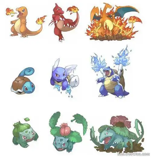 口袋妖怪御三家