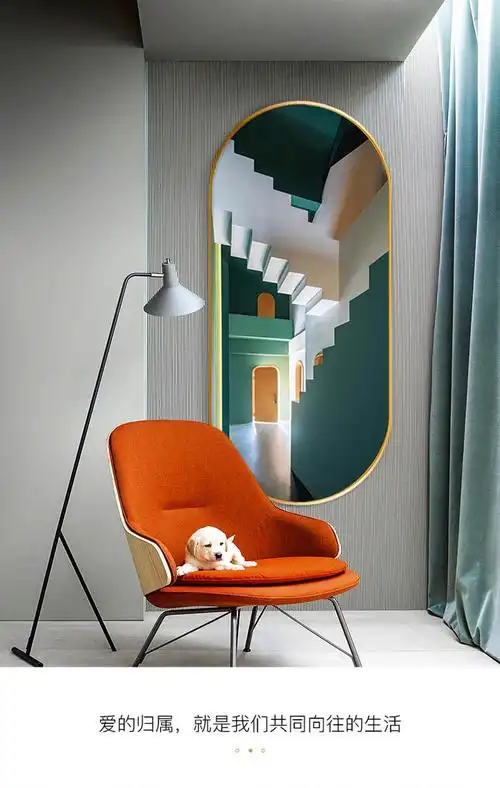 视觉延伸挂画空间感装饰画北欧玄关画抽象走廊尽头壁画轻奢过道画