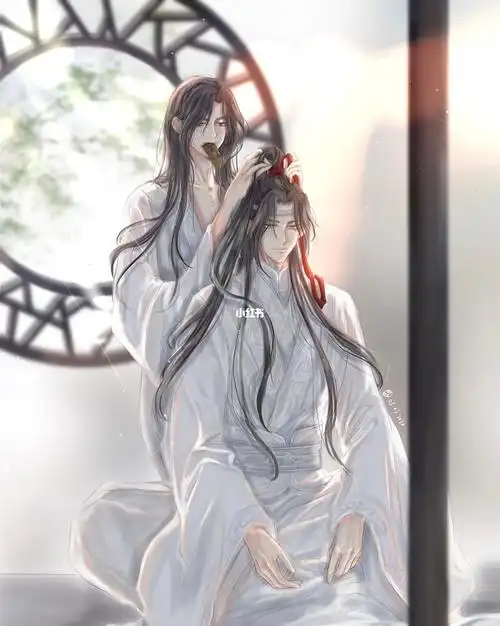 婚后叽高马尾私心给绑了羡的红发带