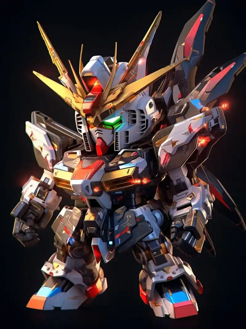 壁纸—帅气的高达 midjourney 新手练习的第4天 本期是sd高达  02