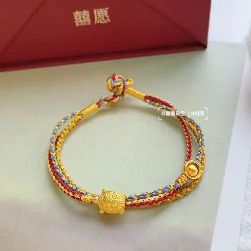 绝绝子 冬季热门97黄金手链 时来运转小金龟