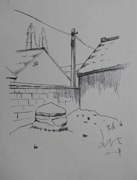 风景简笔画速写 简笔画图片大全-蒲城教育文学网