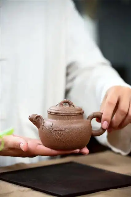 023刘如明静竹五彩段泥紫砂壶