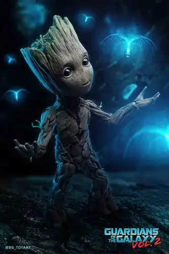 《银护2》漫威萌物格鲁特宝宝1:1珍藏人偶曝全新实物图!