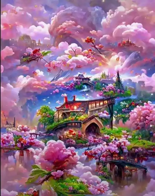 带你进入梦幻仙境,唯美 ai 画欣赏_综合_侵权_文章