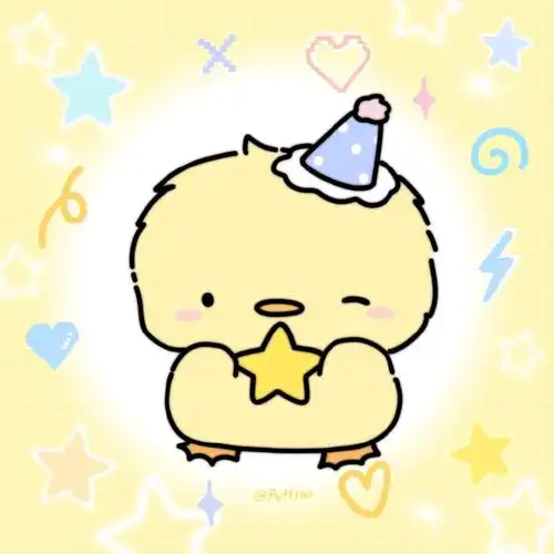头像超话 原创可爱小动物星星头像 #头像##可爱头像##卡通头像##puff
