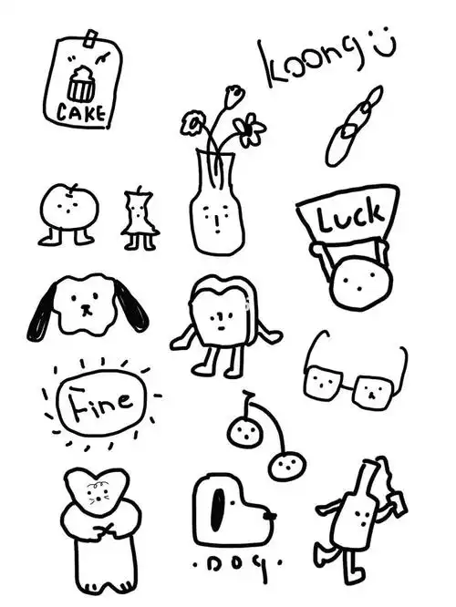 我是原创插画师  #我的随手画  #logo设计  #笔记灵感  #简笔画