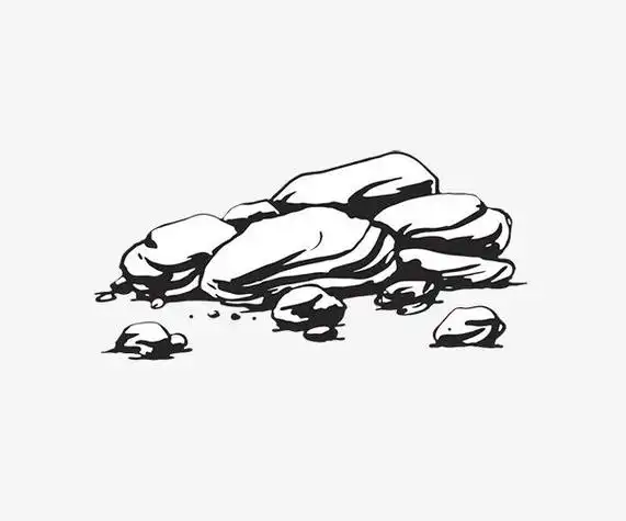 火山岩石简笔画简笔画如何画石头枯山水简笔画石头的图片简笔画彩色