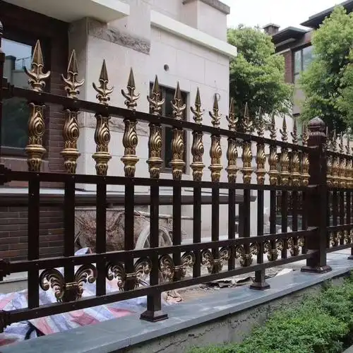 铁艺护栏 别墅铝艺护栏-云南铝艺别墅大门-建筑护栏|建筑装修施工