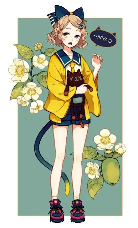 精选高清动漫二次元女生全身照