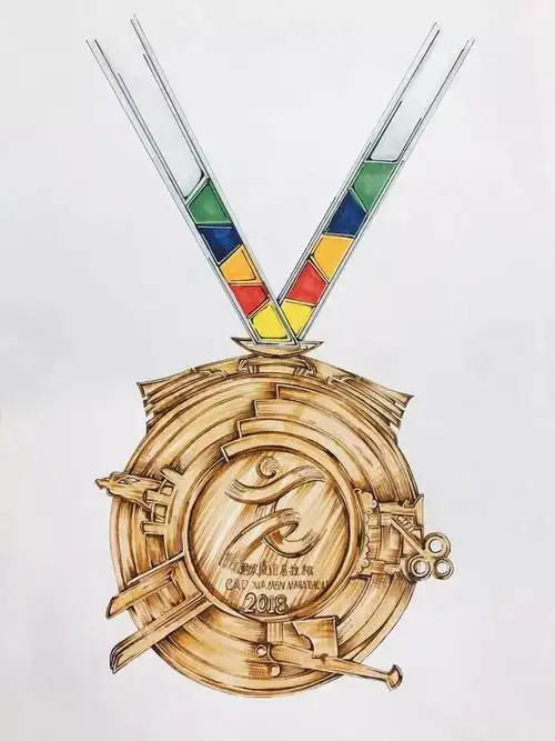 2018年厦门马拉松奖牌刷爆朋友圈 设计方cn珠宝获