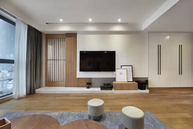 三室一厅日式风格客厅_蓝山湾——日式风格案例装修效果图