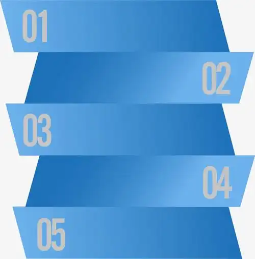 立体效果蓝色ppt目录免抠素材免费下载_觅元素51yuansu.com