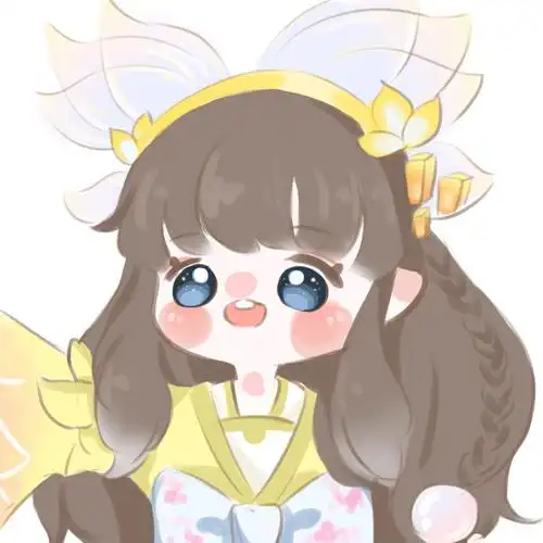 王者荣耀 娜可露露 晚萤 头像 q版 可爱 画师@月白不是白呀w