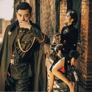 影楼摄影主题服装服拍摄军阀大帅情侣复古民国风老九门旗袍军衣