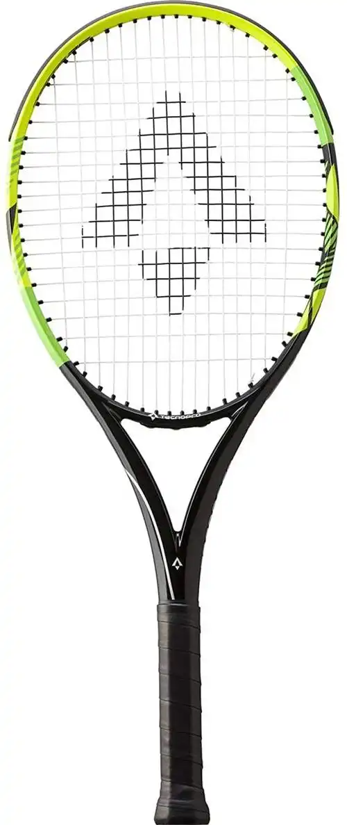 海外代购tecnoprotour中性青少年网球拍黑色黄色网球拍