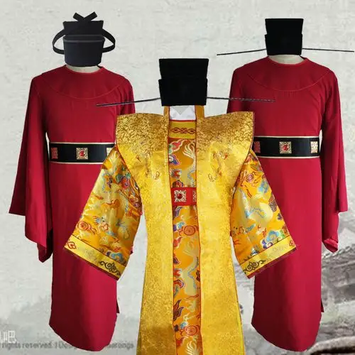 宋朝皇帝皇上龙袍太子大臣官员官服古装常服鹤唳华亭同款演出服装