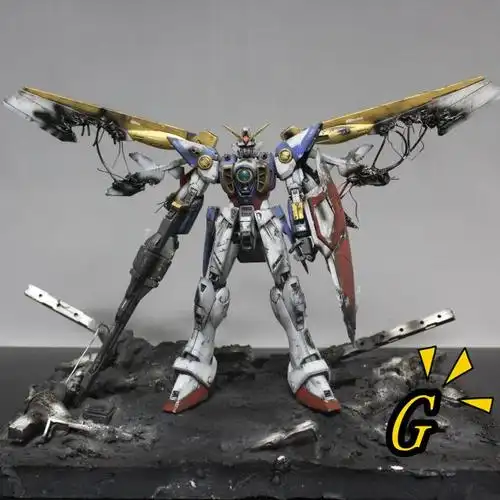 飞翼高达tv原型机(战损上色代工成品) mg 1/00 万代高达模型