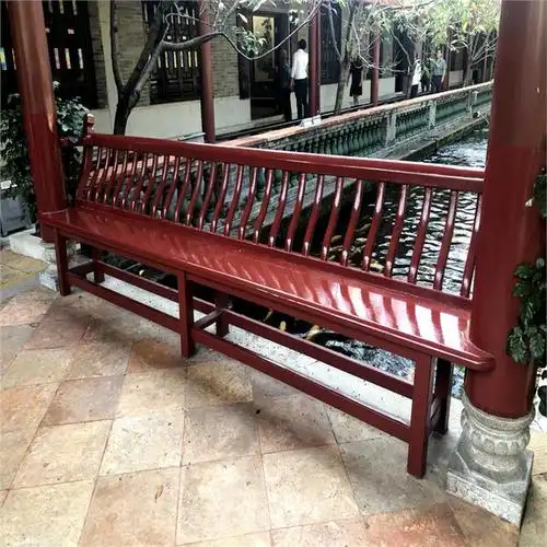 古建栏杆美人靠西宁景区亭子凉亭美人靠尺寸齐全