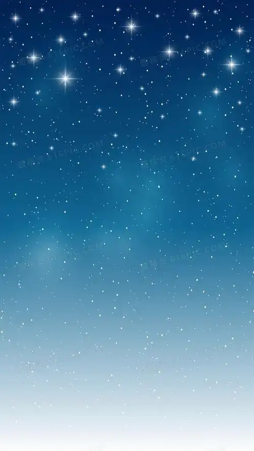 梦幻蓝色星空h5背景素材