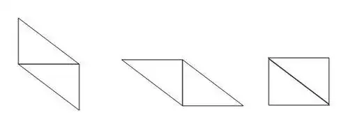 将两个全等的不等边三角形拼成平行四边形,可拼成的不同的平行四边形