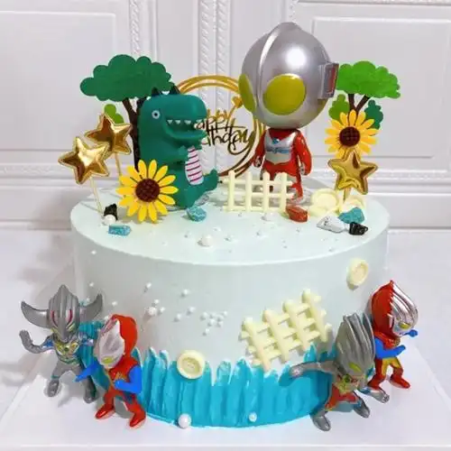 芙瑞多儿童生日蛋糕奥特曼玩偶创意卡通送男孩女孩蛋糕北京广州深圳