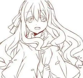 动漫人物简笔画霸气女