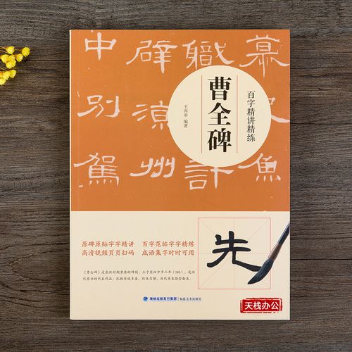 隶书曹全碑百字视频讲解隶书毛笔教程解析书法初学者入门字帖教程