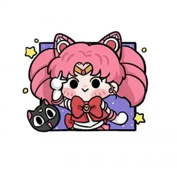 微信超流行的美少女战士q版卡通可爱头像
