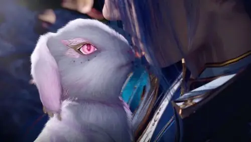 小舞化身美妆兔卡姿兰大眼睛绝了果然美女和兔子是百搭