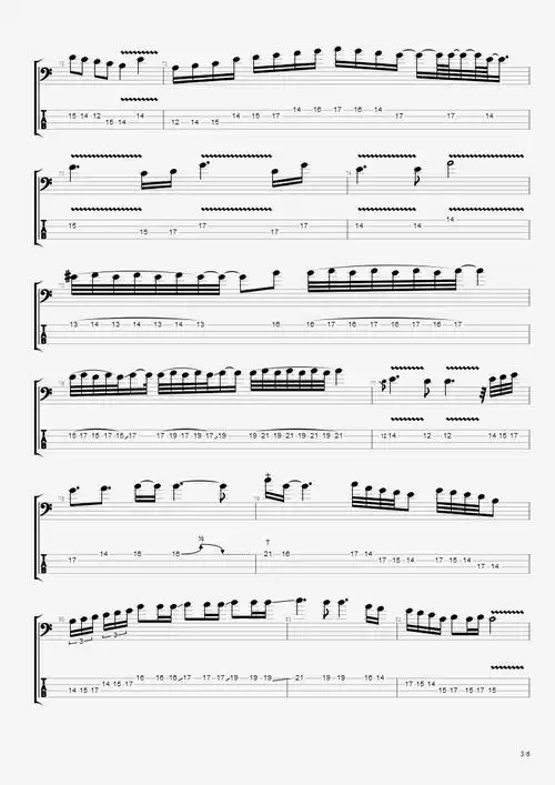 请问谁有beyond91年演唱会冷雨夜的bass谱子? 670636175