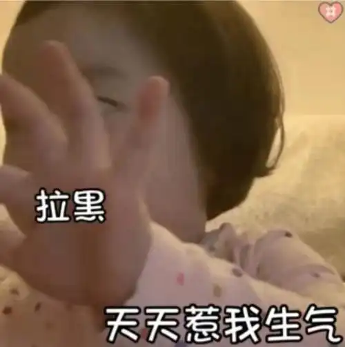 天天就知道惹我生气