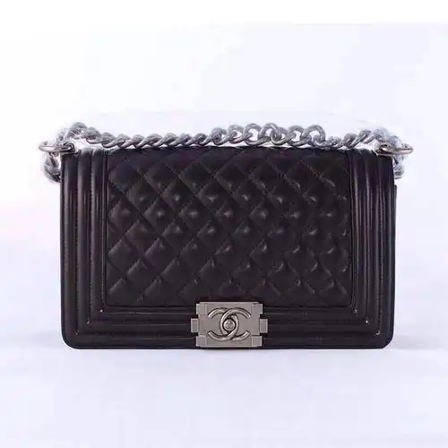 2014辣妈正传小羊皮leboy菱格链条包邮差包