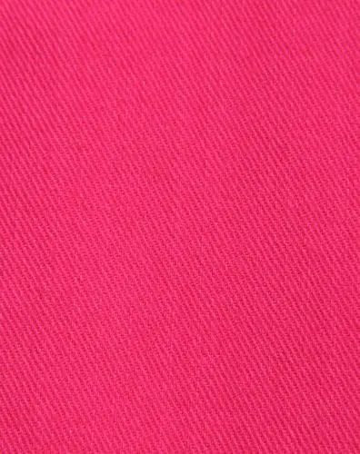 女款玫红色纯色休闲长裤