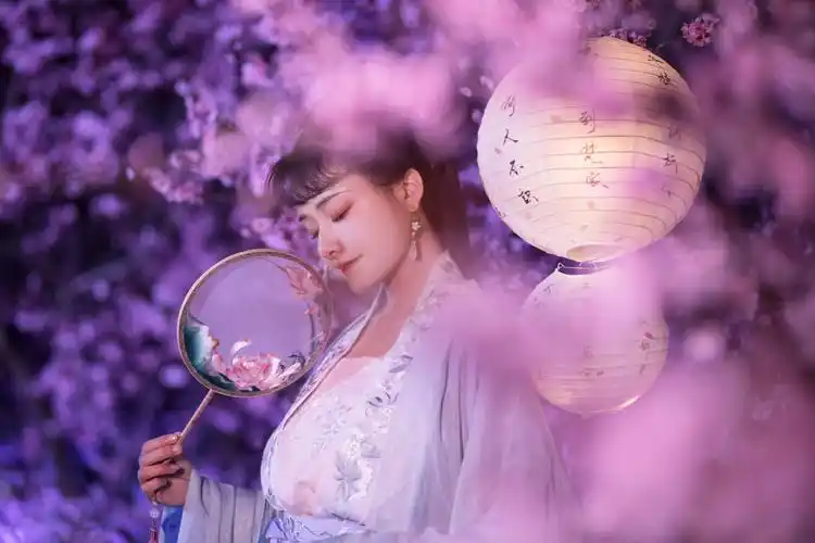 "花神祭"_人像_poco摄影,汉服,古风,古风夜景,西安,追光