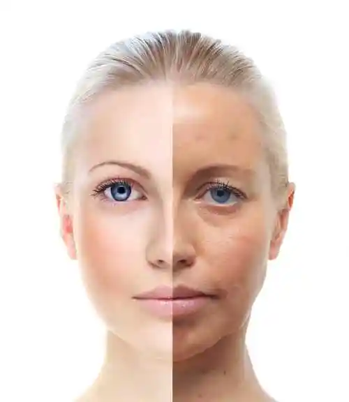 年轻到衰老对比图