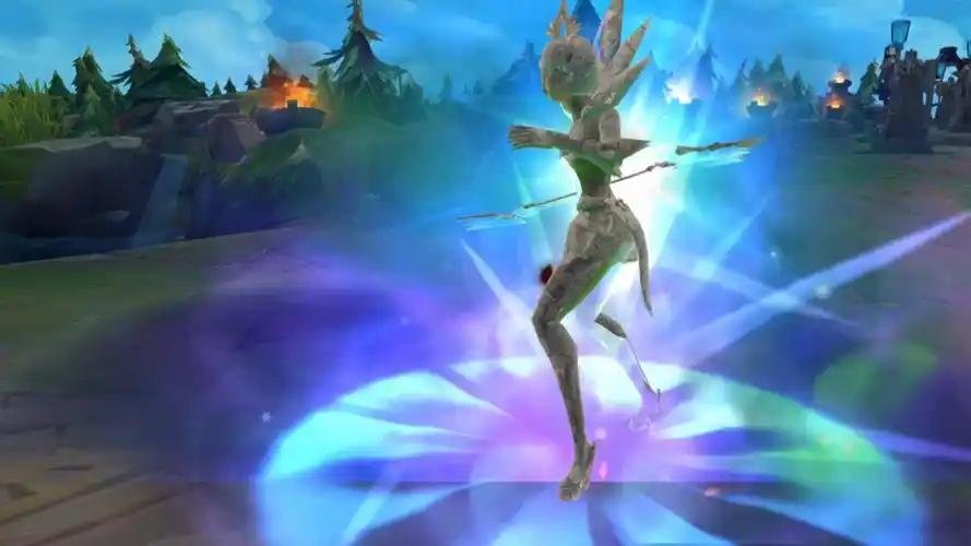 大元素使拉克丝被蛇女变成石像