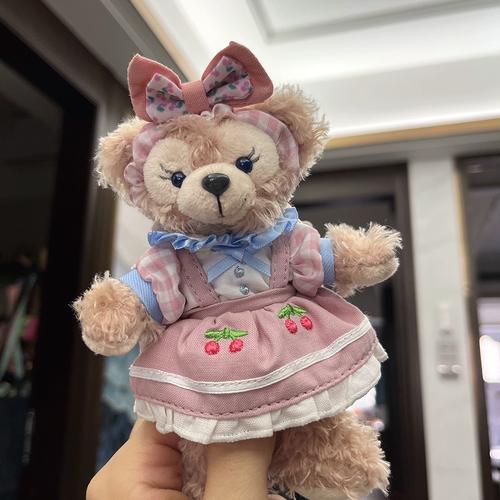 2022夏日系列新款雪莉玫达菲熊星黛露包挂件毛绒公仔玩偶钥匙扣