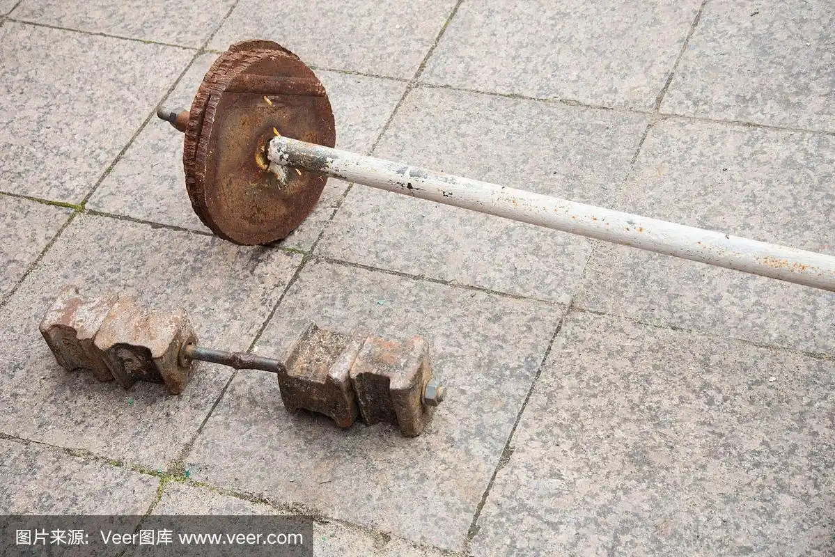 自制的,杠铃,设备用品,运动,健康生活方式