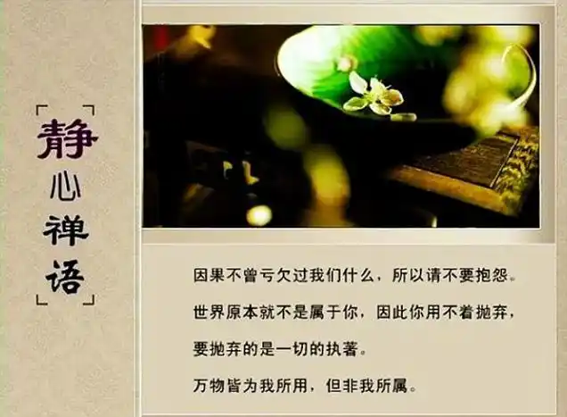 佛语经典语录静心佛家经典禅语净心修身